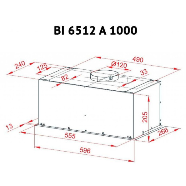 Вытяжка кухонная PERFELLI BI 6512 A 1000 W LED -
                                                        Фото 6