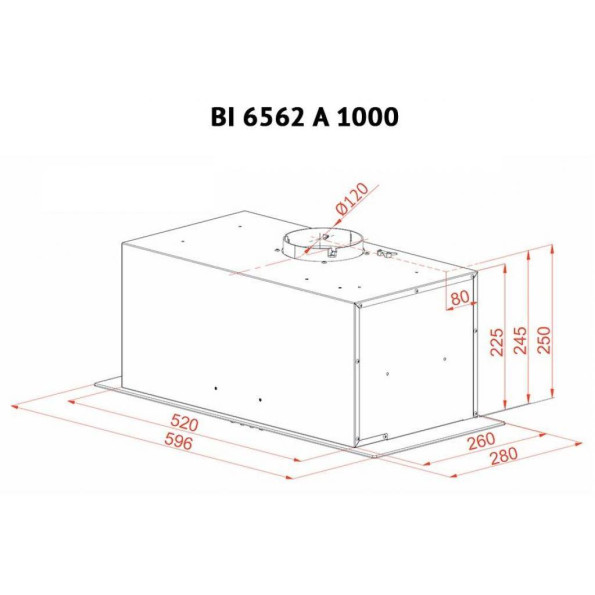 Вытяжка кухонная PERFELLI BI 6562 A 1000 BL LED GLASS -
                                                        Фото 7
