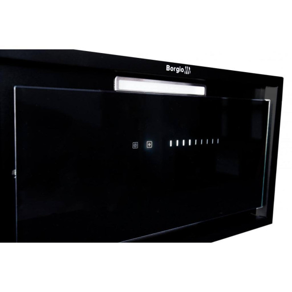 Вытяжка кухонная Borgio BIT-BOX full glass 60 black -
                                                        Фото 2