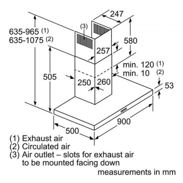 Вытяжка кухонная BOSCH DWB96DM50 -
                                                        Фото 6