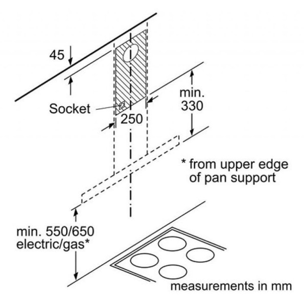 Вытяжка кухонная BOSCH DWB66DM50 -
                                                        Фото 9