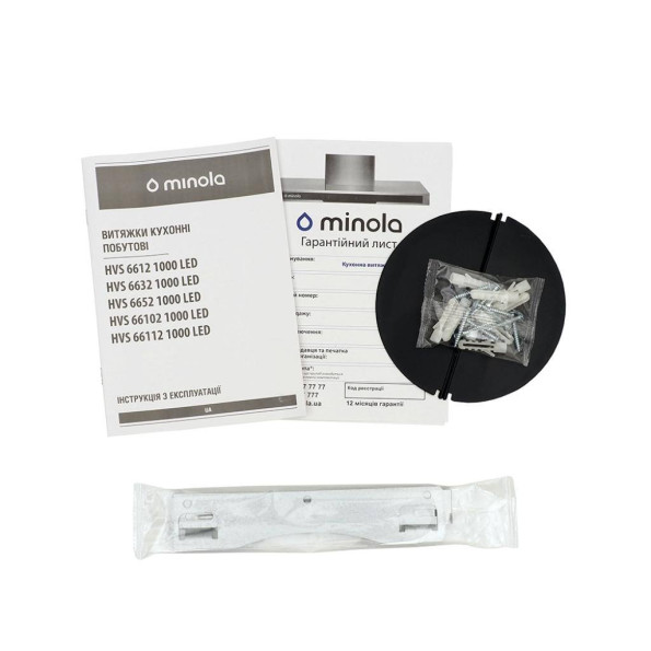 Вытяжка кухонная MINOLA HVS 6632 BL 1000 LED -
                                                        Фото 8