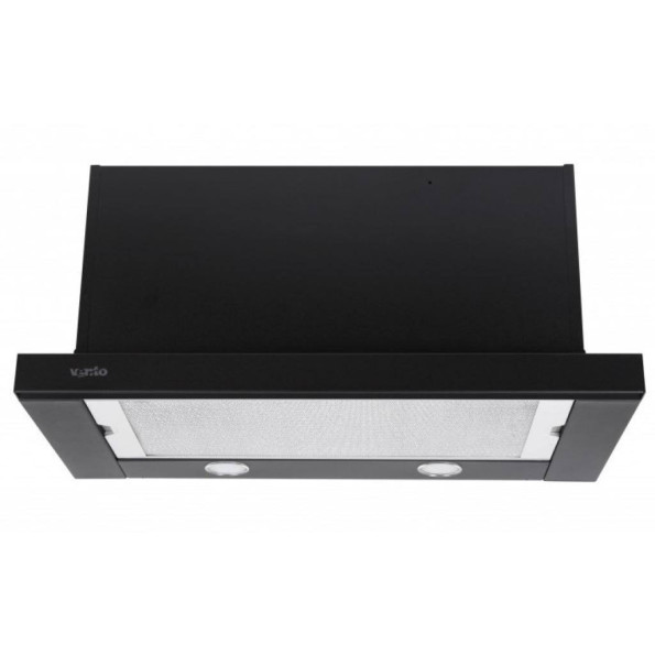 Вытяжка кухонная VENTOLUX GARDA 60 BK (1300) SMD LED