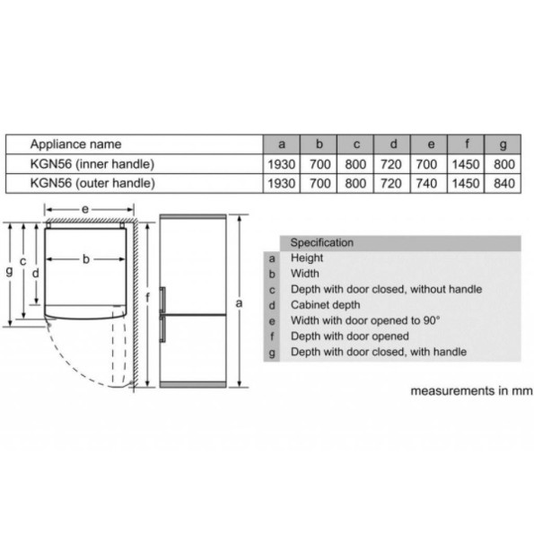 Холодильник BOSCH KGN56LBF0N -
                                                        Фото 5