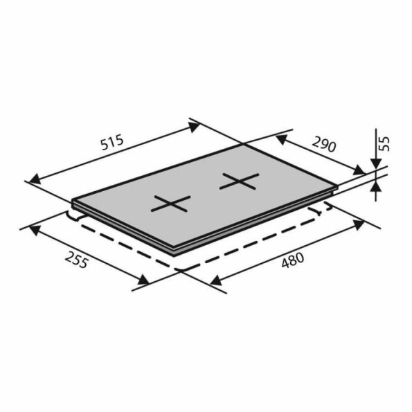 Варочная поверхность VENTOLUX HSF320G CS (BK) 3 -
                                                        Фото 6