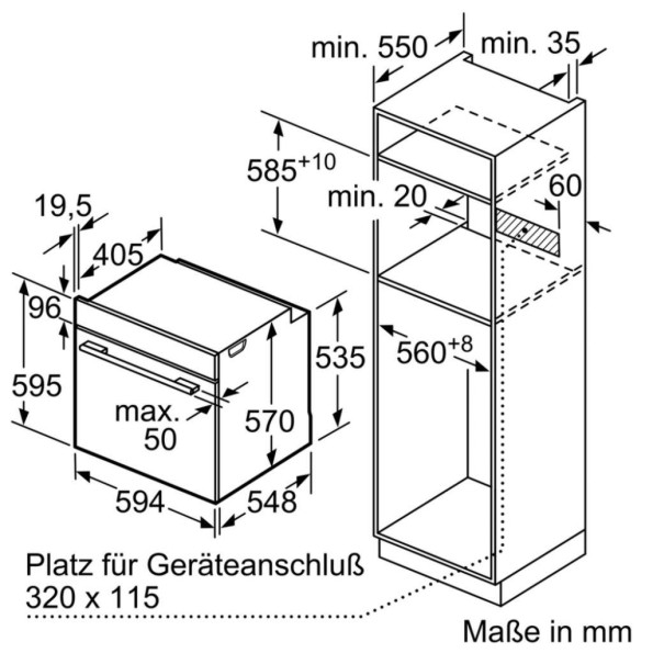 Духова шафа BOSCH HBJ517YB0R -
                                                        Фото 7