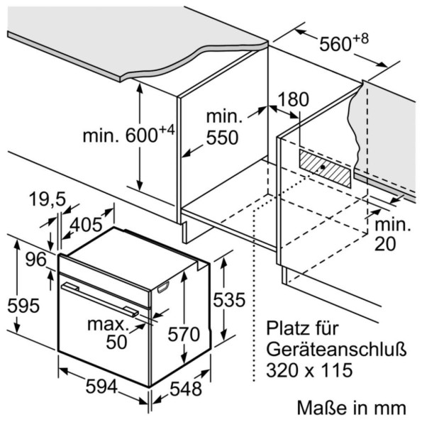 Духова шафа BOSCH HBJ517YB0R -
                                                        Фото 8