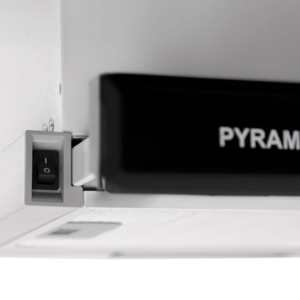 Вытяжка кухонная PYRAMIDA TL 50 FG IX BL -
                                                        Фото 2
