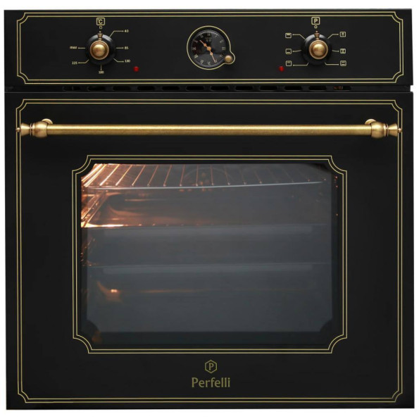 Духовой шкаф PERFELLI BOE 6644 BL RETRO -
                                                        Фото 2