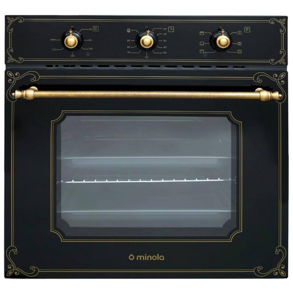 Духова шафа MINOLA OE 66134 BL RUSTIC GLASS