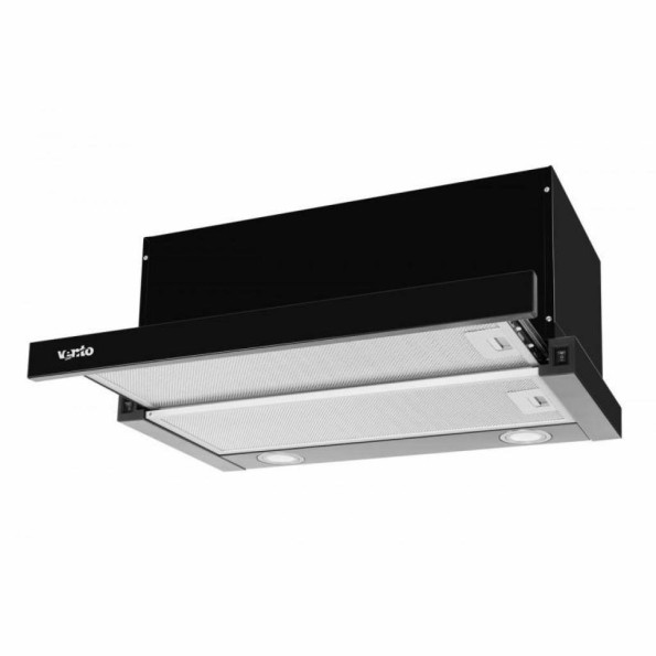 Вытяжка кухонная VENTOLUX GARDA 60 BK (1000) LED -
                                                        Фото 3