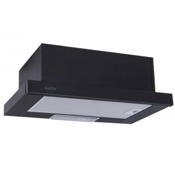 Вытяжка кухонная VENTOLUX GARDA 60 BK (700) SLIM