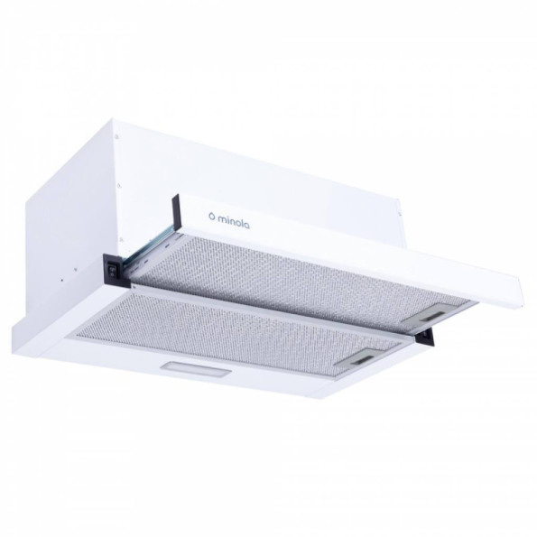 Вытяжка кухонная MINOLA HTL 6734 WH 1100 LED GLASS -
                                                        Фото 2