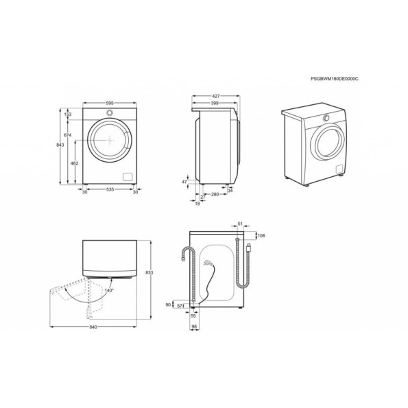 Стиральная машина ELECTROLUX EW6S5R26W -
                                                        Фото 7