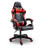 Геймерське крісло з подушками червоне