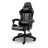 Геймерське крісло з подушками для ПК чорне