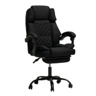 Компьютерное кресло из ткани усиленное черное Компьютерное кресло из ткани усиленное черное