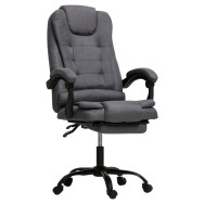 Офисное кресло из ткани усиленное темно-серое