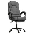 Офисное кресло из ткани усиленное серое