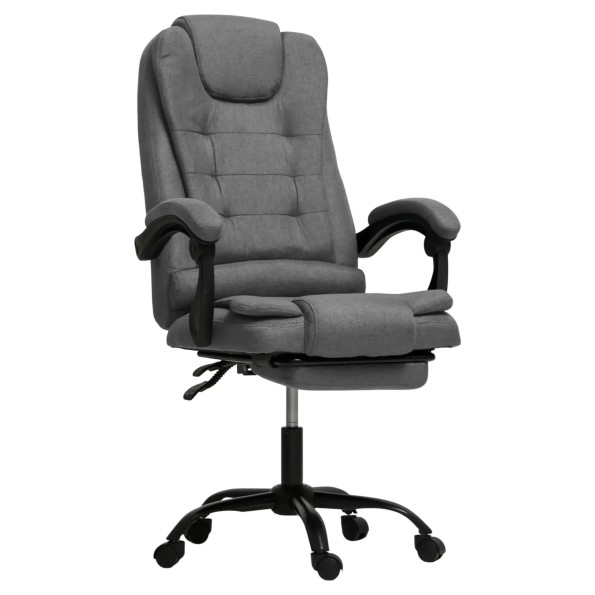 Офисное кресло из ткани усиленное серое