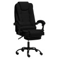 Офисное кресло с эко-кожи усиленное черное