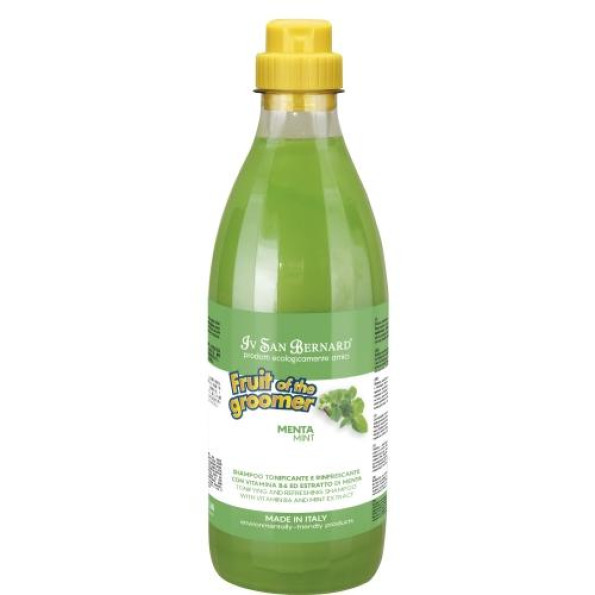 Iv San Bernard Fruit Of The Groomer шампунь для собак та котів М\'ЯТА освіжаючий, з вітаміном B6 500мл 