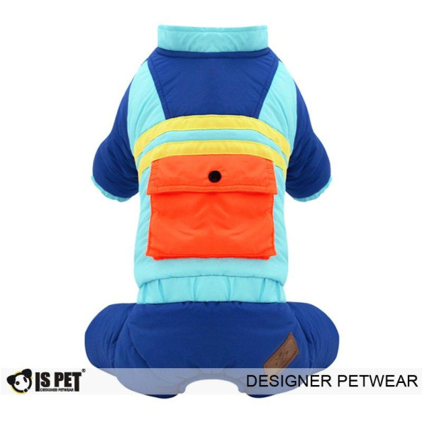 Зимовий комбінезон для собак Is Pet "Grand pocket overall" блакитний -
                                                        Фото 2