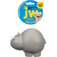 Игрушка для собак НОСОРОГ резиновый с пищалкой JW Pet Company Squeaksters Rhino серый