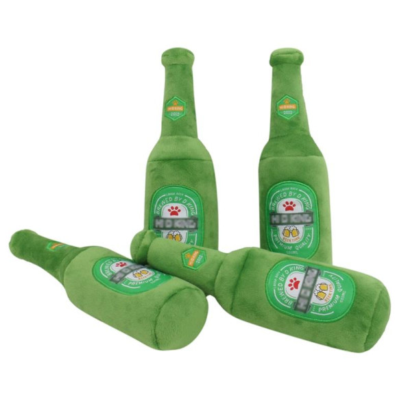 Іграшка для собак Пляшка HEINEKEN плюшева, зелена 
