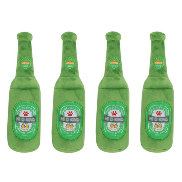 Іграшка для собак Пляшка HEINEKEN плюшева, зелена  -
                                                        Фото 2