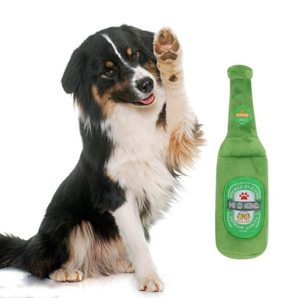 Іграшка для собак Пляшка HEINEKEN плюшева, зелена  -
                                                        Фото 3