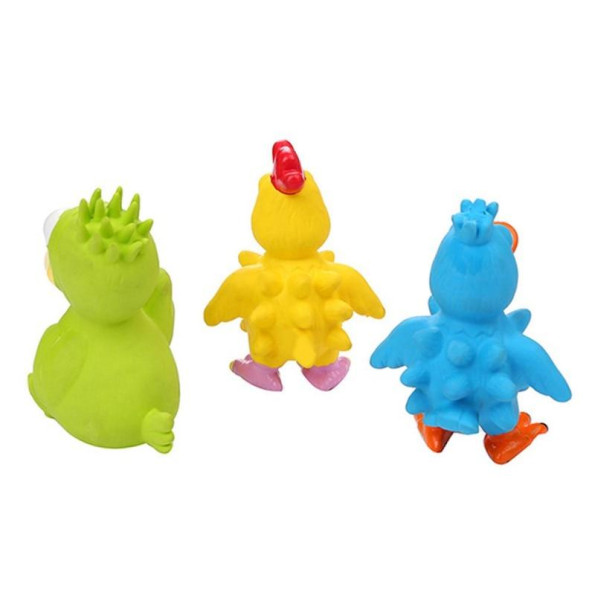 Іграшка для собак Горобець латексний з пищалкою, зелений 13см  -
                                                        Фото 3