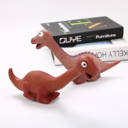 Іграшка для собак ДИНО латексний з пищалкою, коричневий 30см 