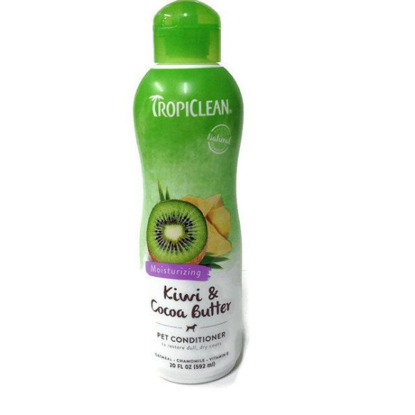 Tropiclean кондиционер для собак и котов КИВИ И КАКАО-МАСЛО увлажняющий 355мл