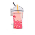 Іграшка для собак Charming Toy MILK TEA STRAWBERRY Полуничний Мілк Шейк з пищалкою 11*23cm 