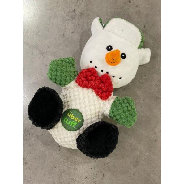 Іграшка для собак Charming Toy SANDWICH СНІГОВИК плюшевий зі звуком, білий 16*32cm 