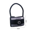 Іграшка для собак Charming Toy TRAVEL ФОТОКАМЕРА плюшева з пищалкою та канатом 18*16cm 