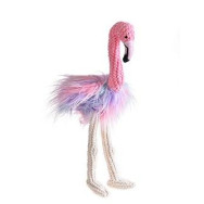 Іграшка для собак Elite Фламінго плюшева зі звуком, рожева 23*43см 