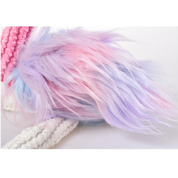 Іграшка для собак Elite Фламінго плюшева зі звуком, рожева 23*43см  -
                                                        Фото 5