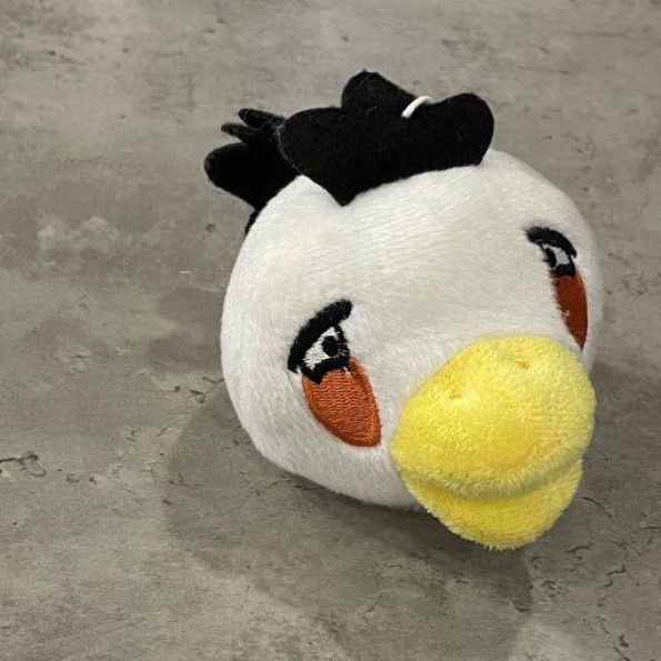 Игрушка для собак Энгри Бердс плюшевая с пищалкой FeiPet ANGRY BIRDS, 10см Белый Игрушка для собак Энгри Бердс плюшевая с пищалкой FeiPet ANGRY BIRDS, 10см Белый
