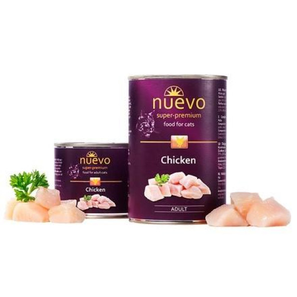Консерви для кішок NUEVO ADULT з куркою 200г 