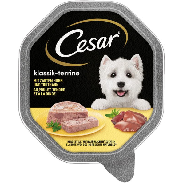 Консерви для собак CESAR Паштет &quot;Classic&quot; з куркою та індичкою 150г 