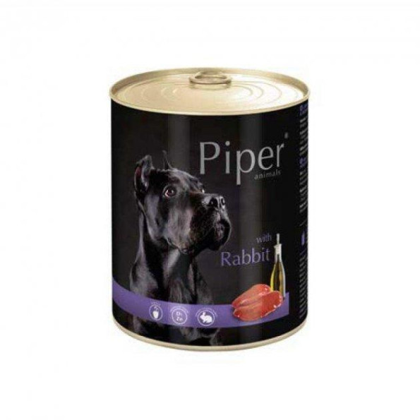 Консерви для собак Piper Dog з кроликом 800г 