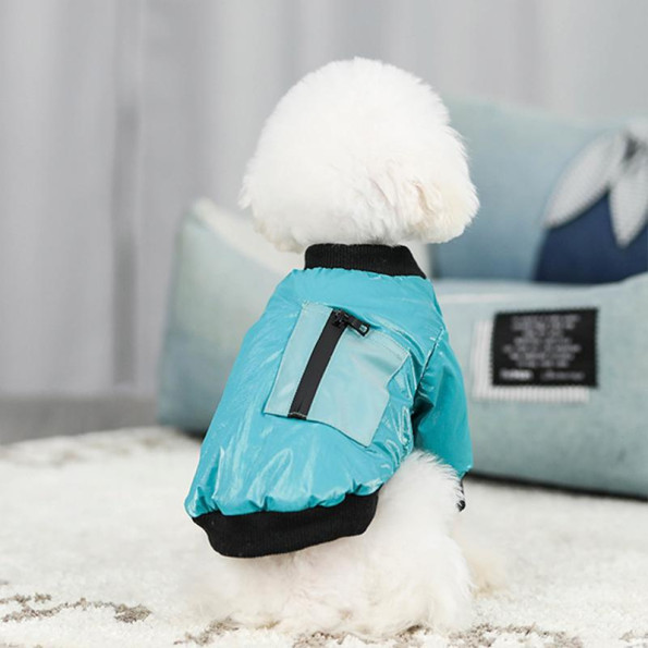 Куртка для собак Cheepet ПЕРЛАМУТРОВА без капюшона, зелена Куртка для собак Cheepet ПЕРЛАМУТРОВА без капюшона, зелена
