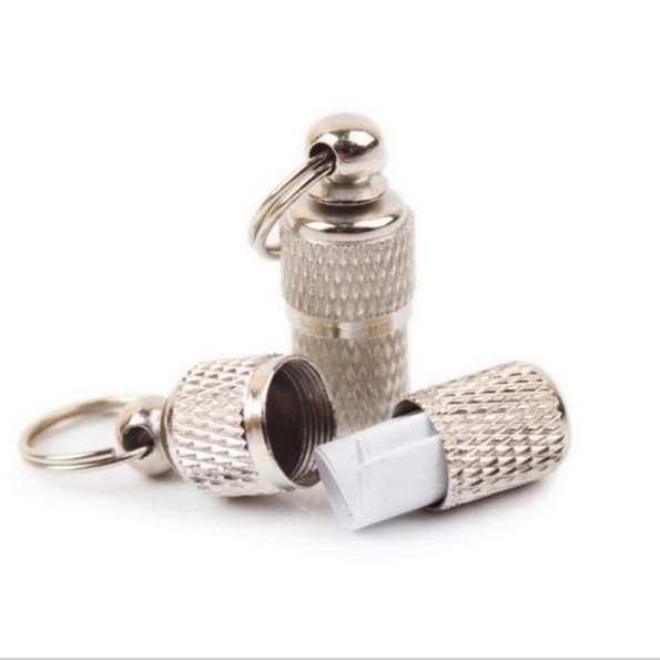 Адресник для собак та котів на нашийник металевий, срібного кольору 2см  -
                                                        Фото 3