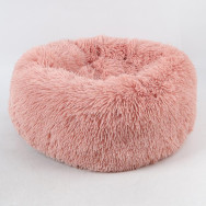 Лежанка плюшева для собак та кішок кругла Multibrand 