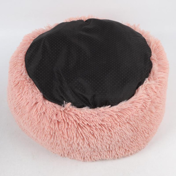 Лежанка плюшева для собак та кішок кругла Multibrand 