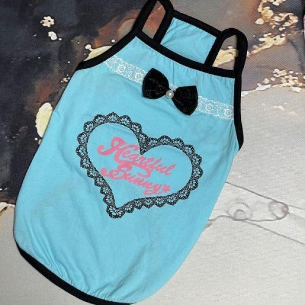 Майка для собак Dobaz "Hearthful Sunny" блакитний Майка для собак Dobaz "Hearthful Sunny" блакитний