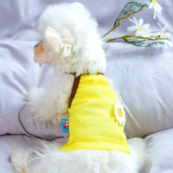 Майка для собак PetCircle "Ромашка" жовтий -
Фото 4 Майка для собак PetCircle "Ромашка" жовтий -
Фото 4