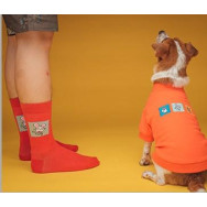 Носки для людей Is Pet FAMILY LOOK "Кошки Мышки" красные Носки для людей Is Pet FAMILY LOOK "Кошки Мышки" красные